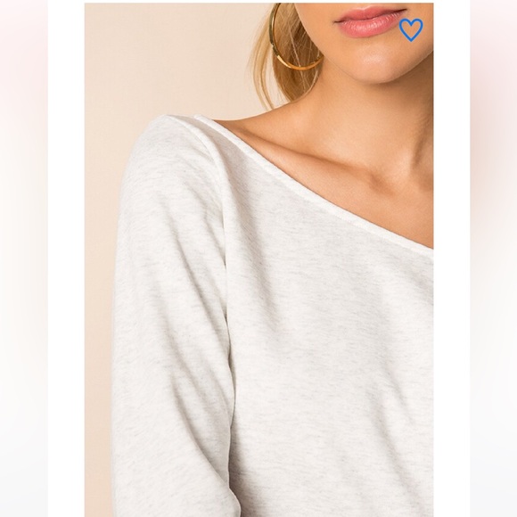 Revolve superdown Tonie Crop Top in Heather Grey - Picture 3 of 4